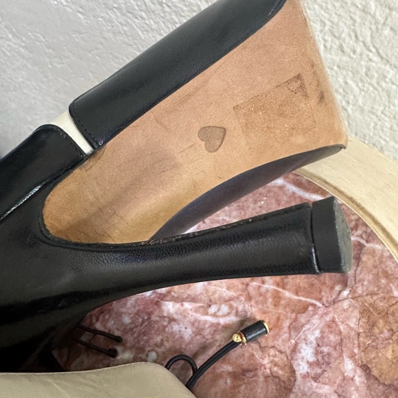 Moschino lace up peep toe heels - Picture 11 of 12